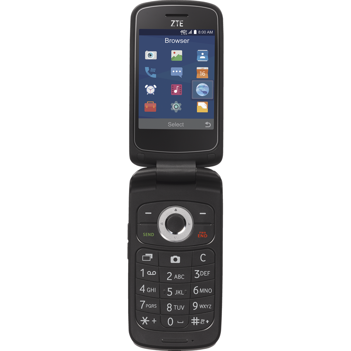 Total Wireless TWZEZ233VCGYP 4G LTE Prepaid Phone