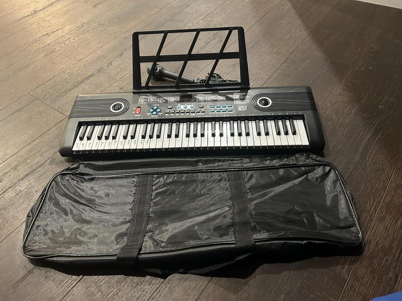 61-Key Electric Portable Digital Keyboard Piano for Beginners