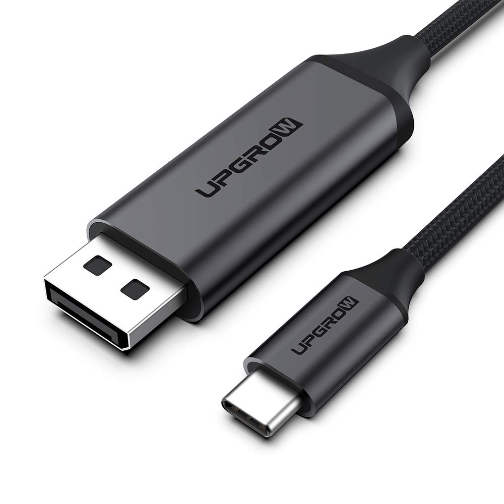 Upgrow USB C to DisplayPort Cable 4K@60Hz 6FT for Home Office USB C to DP Cable Compatible with MacBook Pro/Air, iPad Pro with USB-C Port laptops