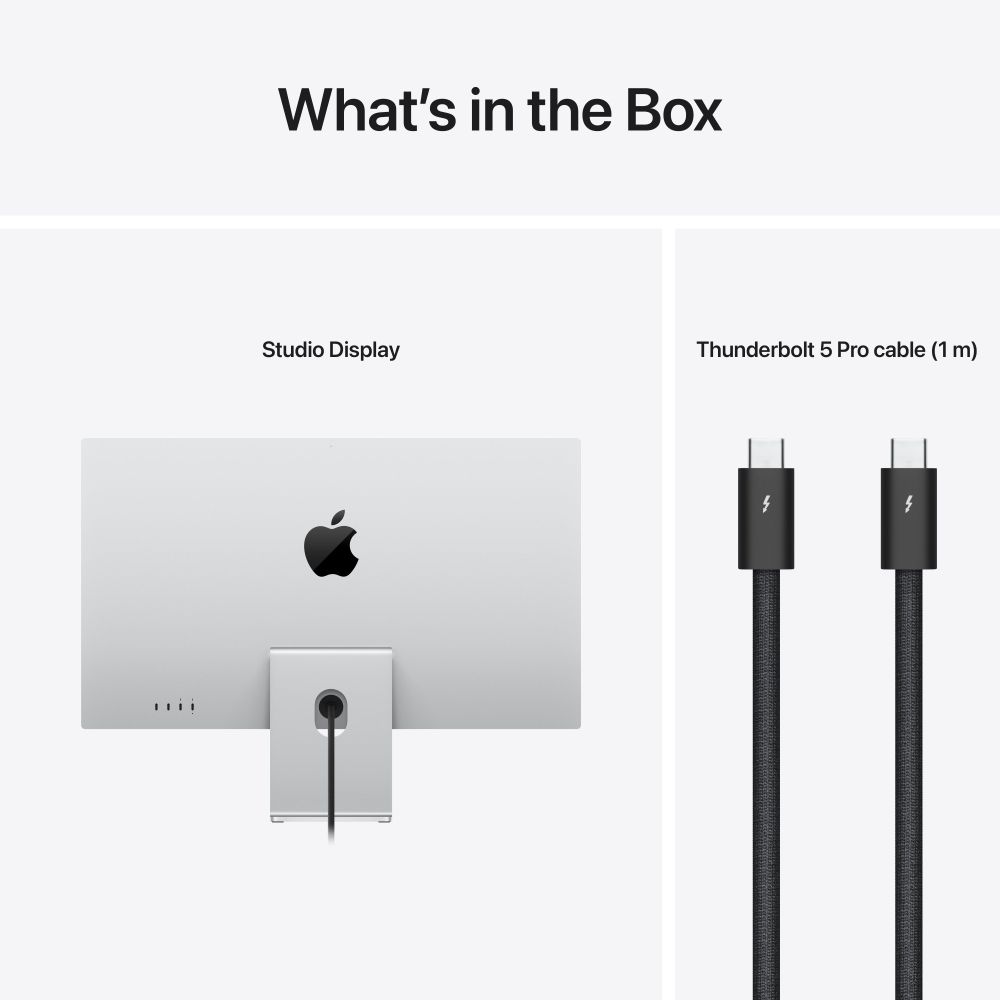 Apple Studio Display XDR, 27-Inch 5K Retina Monitor, Nano-Texture Glass, VESA Mount Adapter, Silver, MFEQ4LL/A