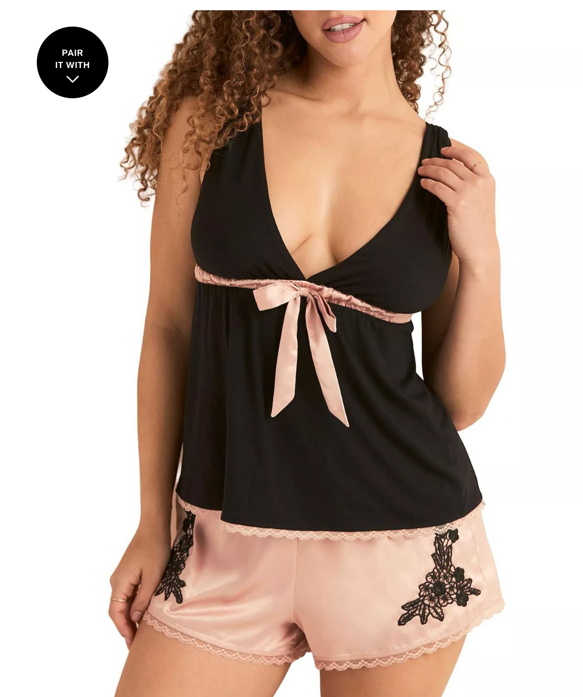 Women's Pajama Tank & Shorts Sleep Set
