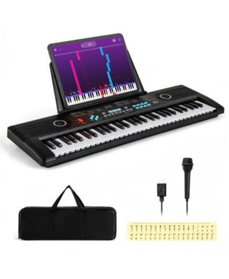 61-Key Electric Portable Digital Keyboard Piano for Beginners