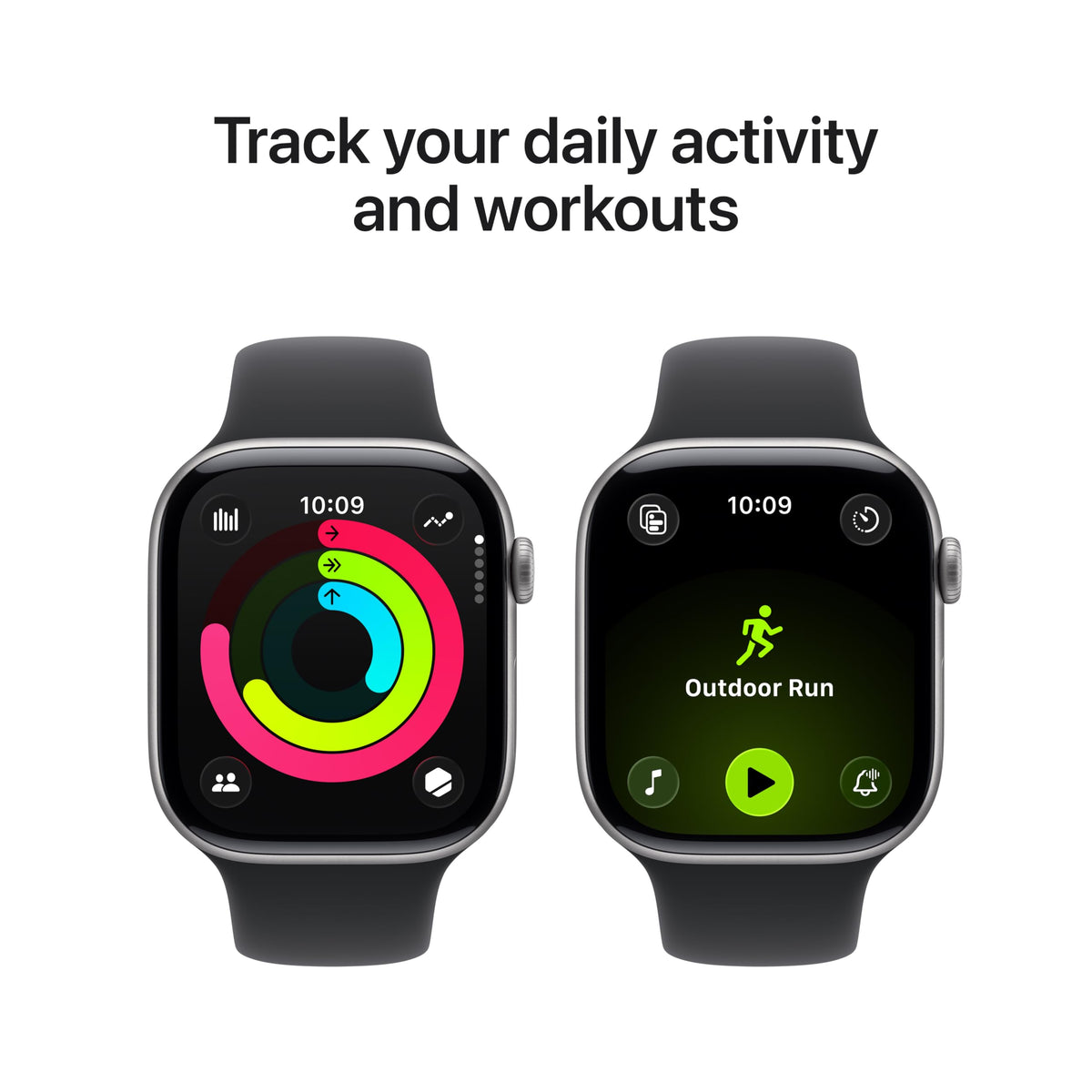Apple Watch Gen 11 Series 11 Cell 46mm Space Gray Aluminum - Black Sport Band MFCA4LW/A