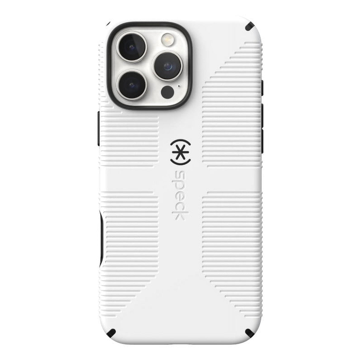 Speck 150731-1909 iPhone 16 Pro Max CandyShell Grip Case with MagSafe - White and Black