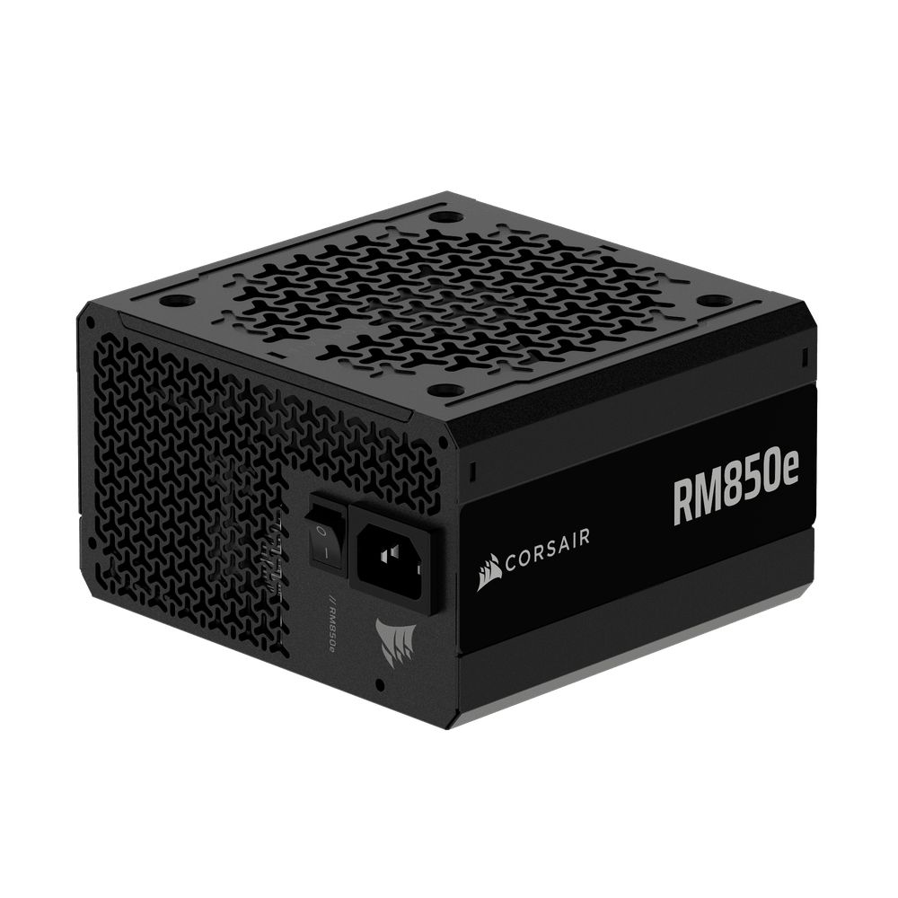 Corsair CP-9020296-NA/WM RM850e Fully Modular Low-Noise ATX Power Supply - ATX 3.1 & PCIe 5.1 Compliant - 105C-Rated Capacitors