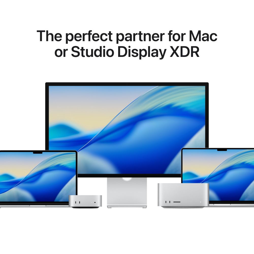 Apple Studio Display XDR, 27-Inch 5K Retina Monitor, Nano-Texture Glass, VESA Mount Adapter, Silver, MFEQ4LL/A